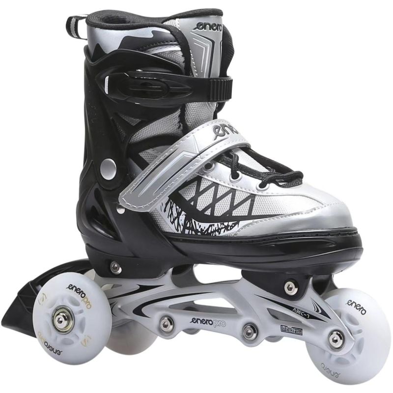 Enero Pro Roller Skates-Roller Skates-Ice Skating 4in1 Led 34-37 Gray szürke skates, roller skates