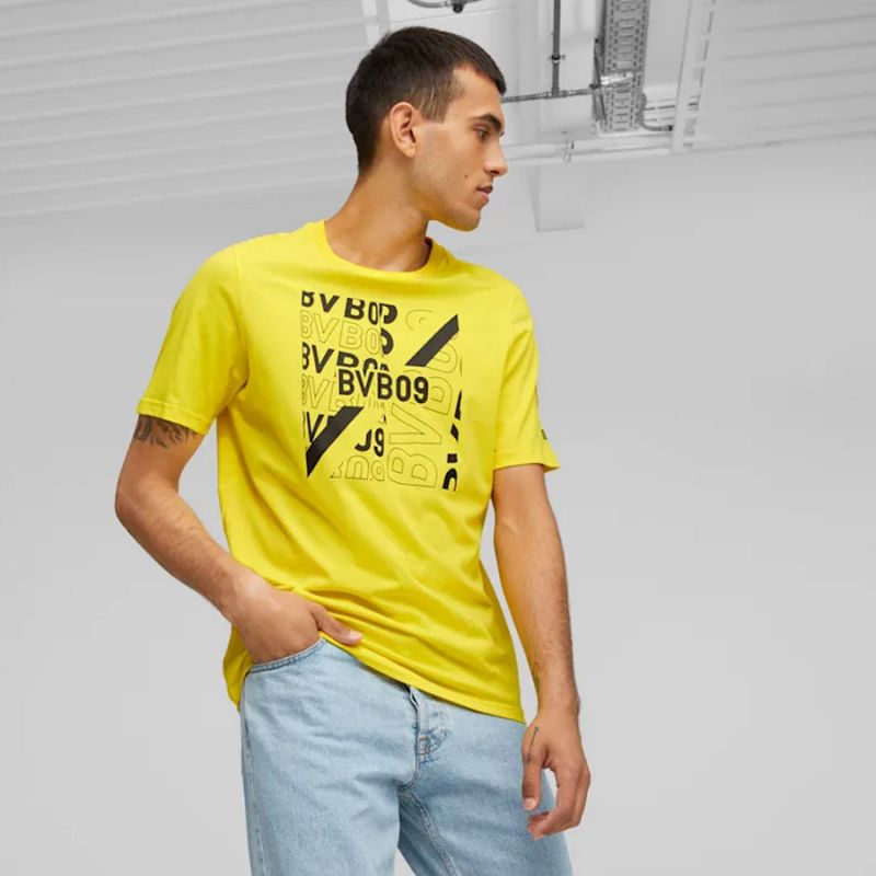 Puma Borussia Dortmund FtbCore Graphic Tee M 771857-01 Póló