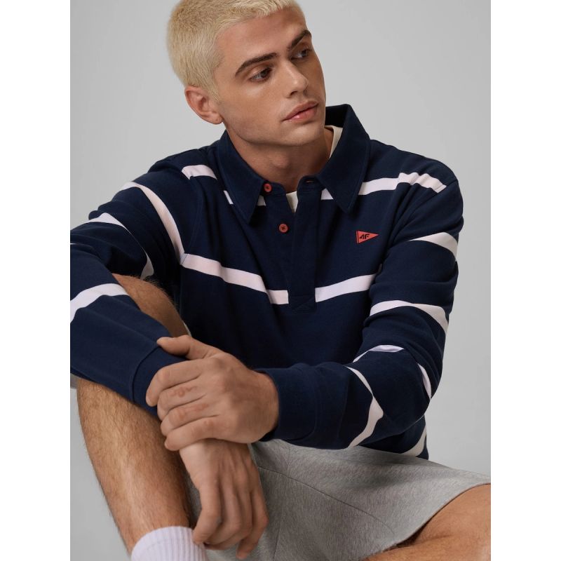 4F Men's longleeve relaxed póló kiegészítő 4FRSS26TLONM675-31S