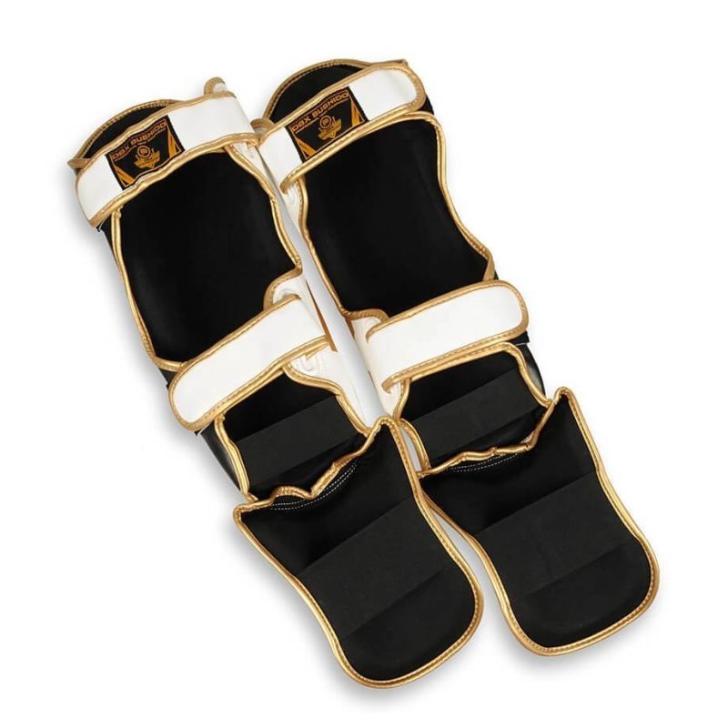 DBX Bushido Shin Guards - Undefeated fekete protectors and knee pads