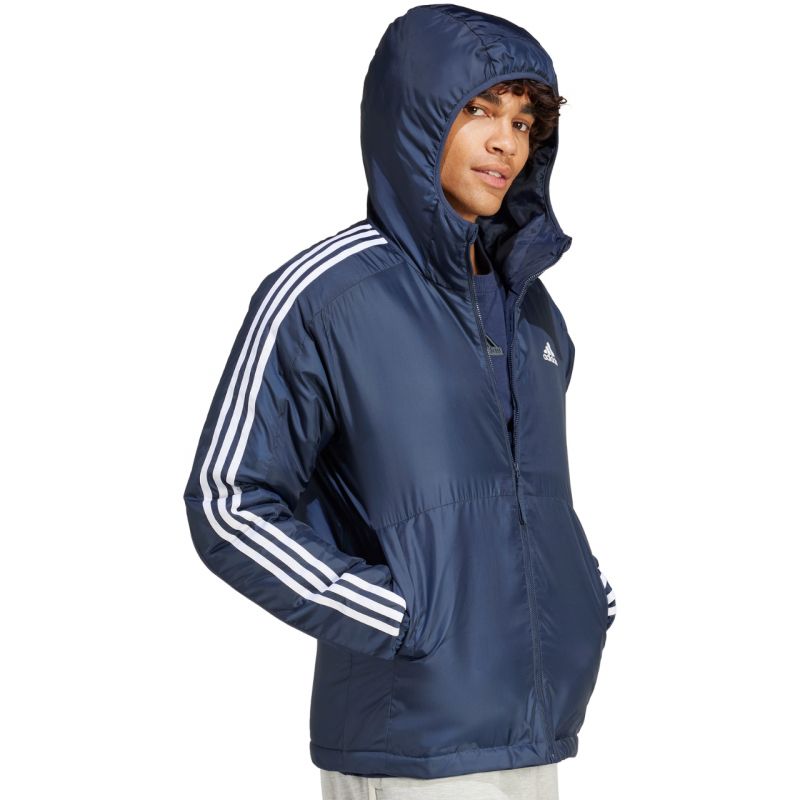 adidas Essentials 3-Stripes Insulated Hooded M IS1278 jacket Kabát