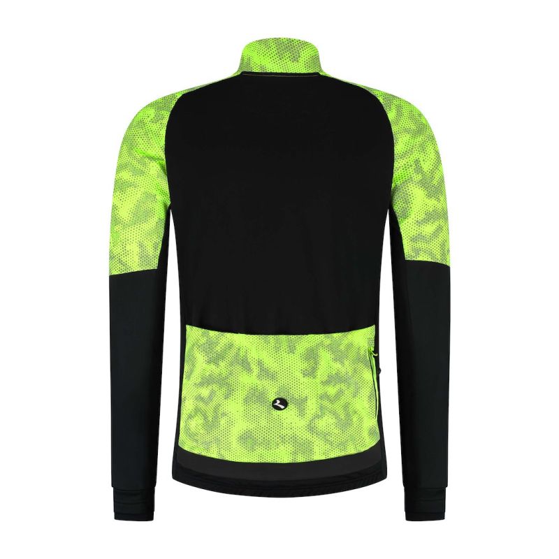 Rogelli ESSENTIAL HIVIS II fluor XL winter jacket fekete kötött sapka SIRC1100004.500.XL