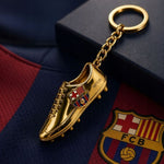 FC Barcelona original licensed keychain in the shape of a golden boot złoty focilabda B7084