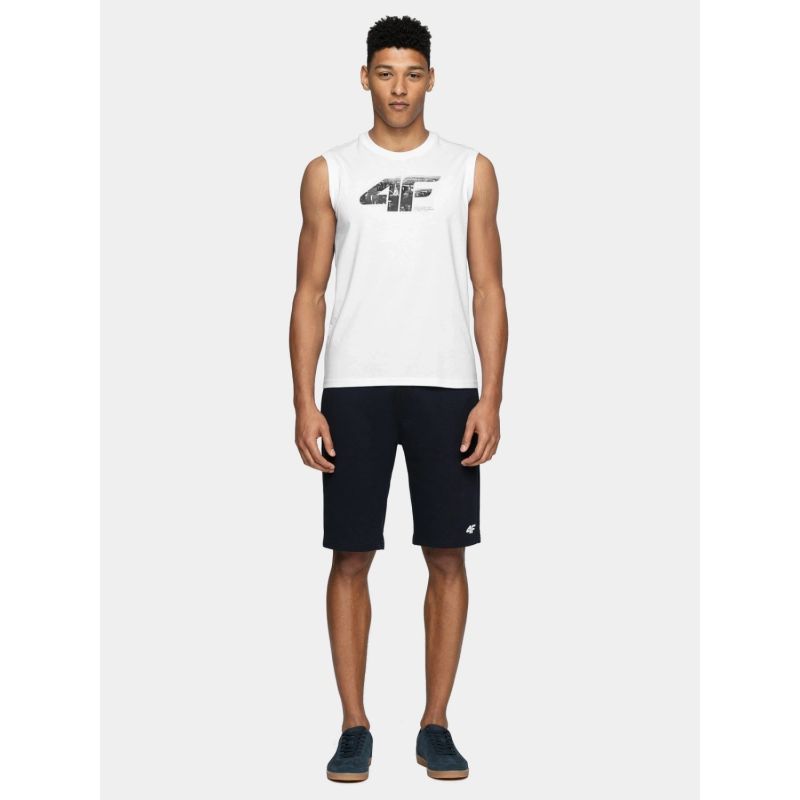 Men's sleeveless 4F 4FWSS26TSLEM357-10S 5xl póló