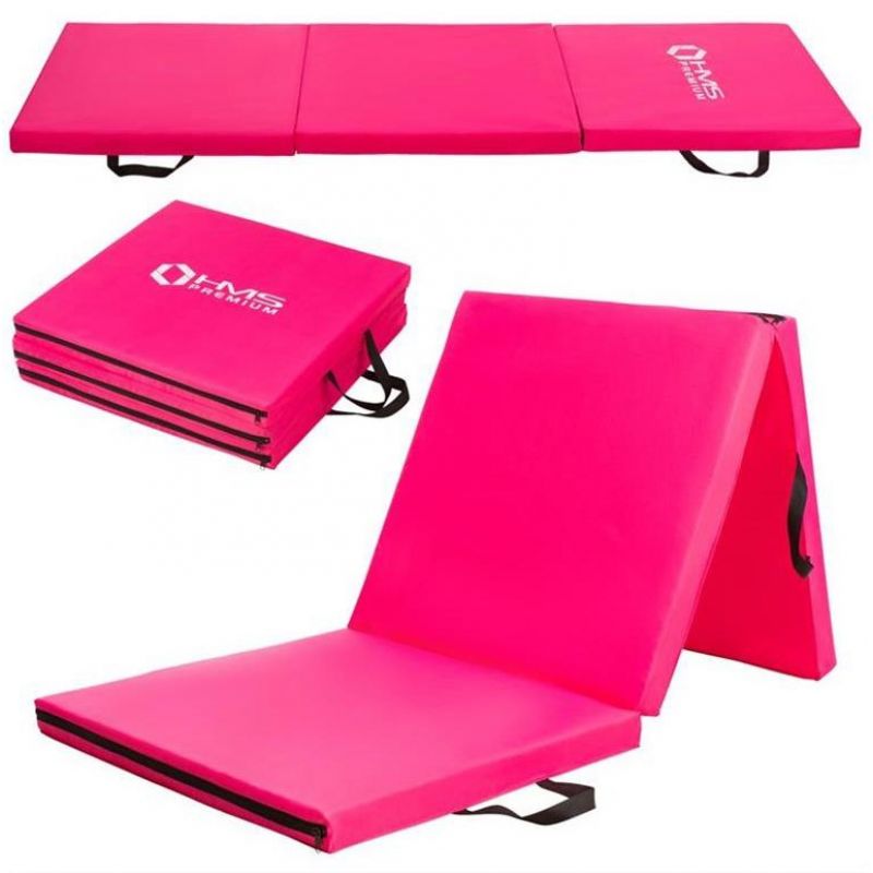 HMS Folding gymnastic mattress pink MGS02 rózsaszín fitness matrac 17-44-283