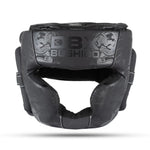 DBX Bushido "Black Dragon" Boxing Sparring Helmet | fekete fejvédő ARH-BlackDragon