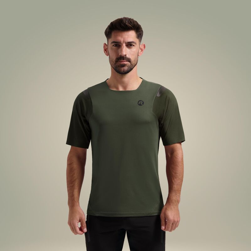 Rogelli MTB ADVNTR Distance T-shirt Green 2XL zöld póló