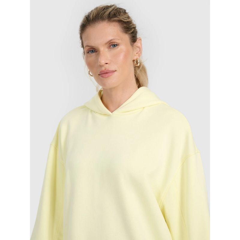 4f Women's sweatshirt with hood, open, 4FRAW25TSWSF2462-73S General