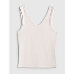 Women's slim ribbed knit top 4F