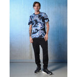 4F Men's regular printed T-shirt ruházat 4FRSS26TTSHM3656-90A