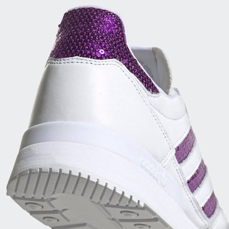 Adidas Originals ZX 500 Cloud White/Shock Purple women's - G55663 36 a utcai cipő