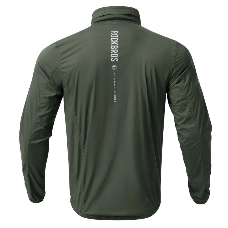 Rockbros ROAD TO SKY M Bicycle Windbreaker - Green m \ zielony ruházat