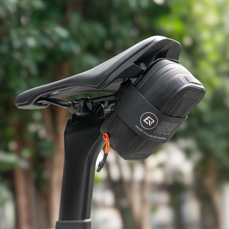 Rockbros AS-150 Waterproof Multifunctional Saddle with Bottle Holder - Black fekete táska