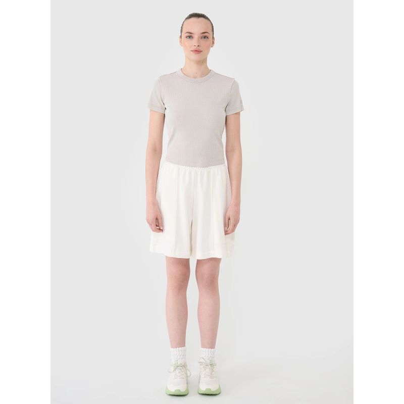 4f Women's slim ribbed t-shirt 4FRSS25TTSHF2696-83S General