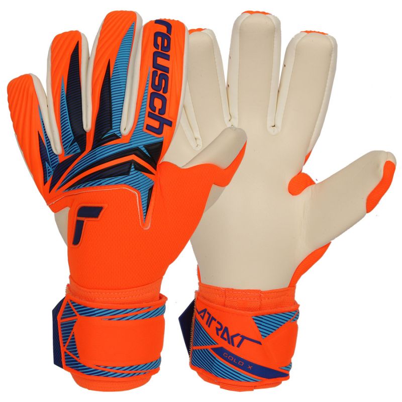 Reusch Attrakt Gold X NC World Cup Gloves 56 70 056 arany kapuskesztyű