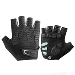 Rockbros XL cycling gloves with gel inserts - gray xl \ czarny || szary kesztyű