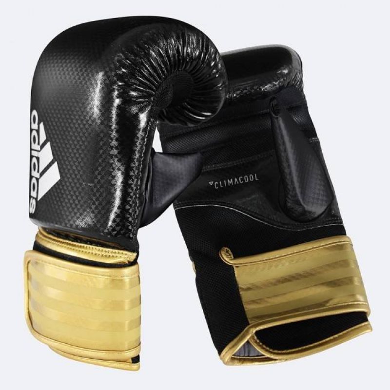 adidas HYBRID Bag Glove 75 black and gold General