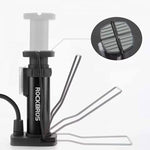 Rockbros 42610002001 Floor Bicycle Pump with Pressure Gauge - Black