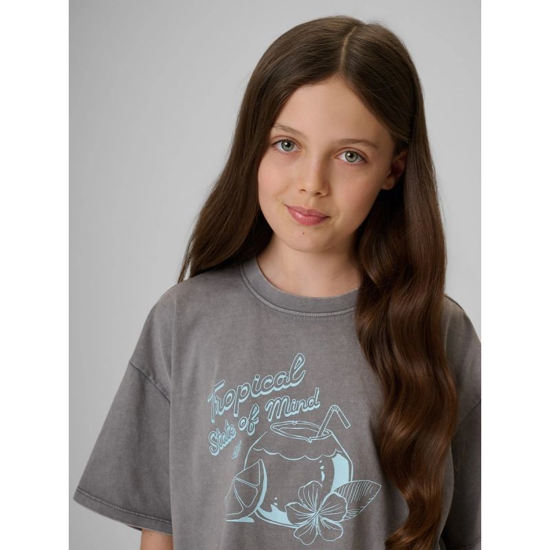 4F Girls' cotton T-shirt 158/164 ruházat 4FJRSS26TTSHF3983-25S