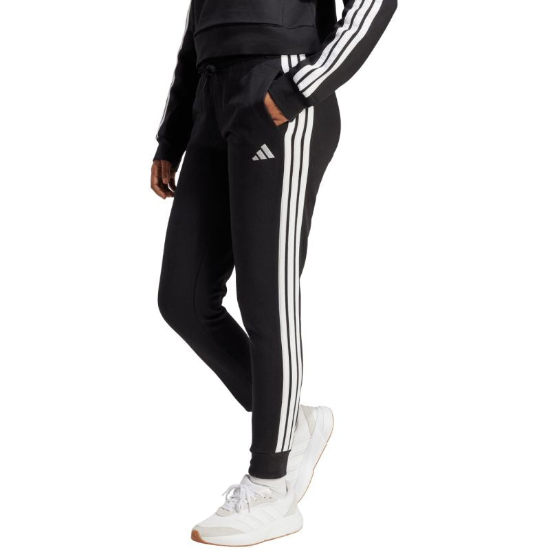 adidas Essentials 3-Stripes Fleece Slim W Pants JX2543 nadrág