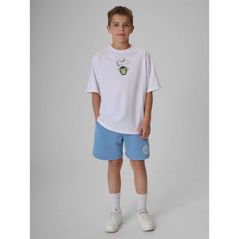4F Boy's loose T-shirt with print 158/164 ruházat 4FJRSS26TTSHM4276-10S