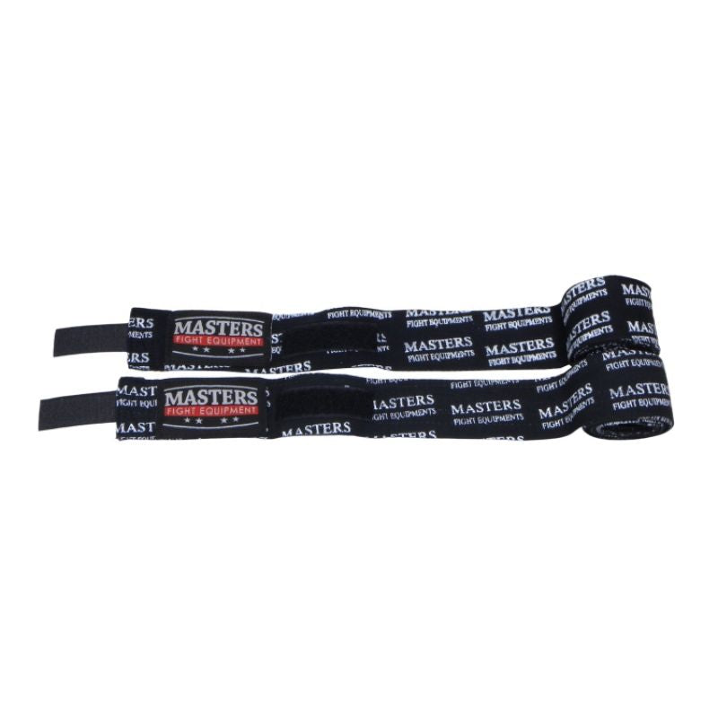 MASTERS FIGHT EQUIPMENT Cotton boxing bandages BB1-4N1 fekete edzőfelszerelés 130142-02N1