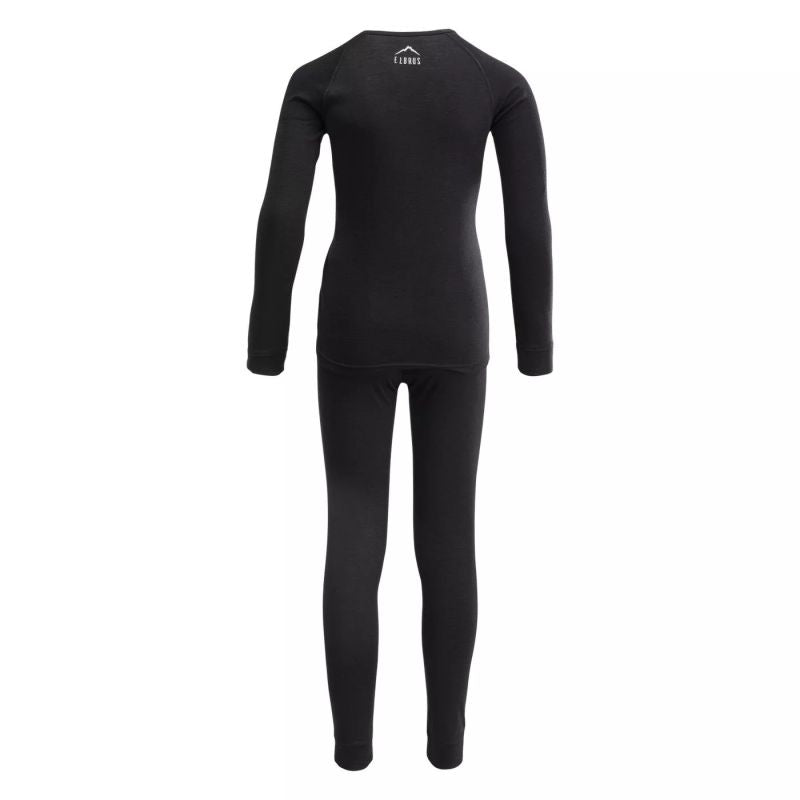 Elbrus Thermal underwear Melor Merino Set Tb Jr fekete thermoactive clothing