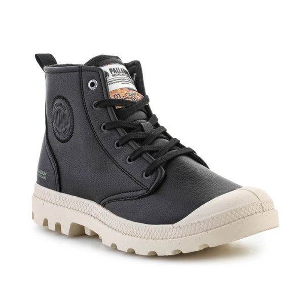 Palladium Pampa Hi Re-Vegan Leather U shoes 74378-008-M Black Cipő