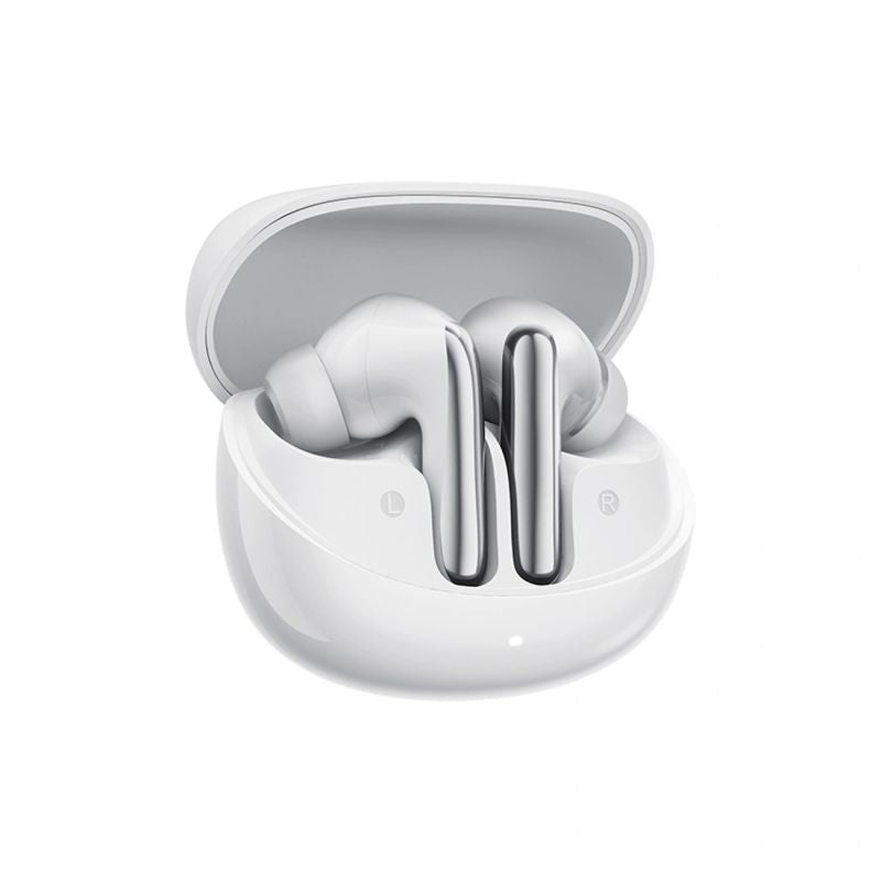 head QCY Melobuds N60 In-Ear Wireless Headphones with LDAC and ANC Noise Cancellation - White biały headsets