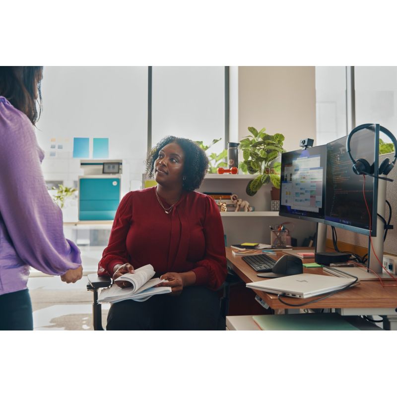 HP Poly Blackwire 3325 USB-C Stereo Headset Microsoft Teams Certified + 3.5mm Plug + USB-C/A Adapter