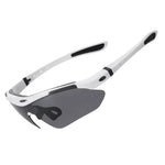 Rockbros 10142 photochromic UV400 cycling glasses - white biały glasses, training equipment