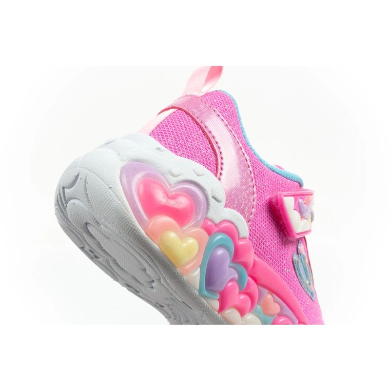 Skechers S Lights LED Children's Sports for Girls with Velcro cipő