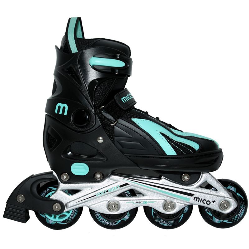 Inny Mico Volt Blue roller skates black and blue fekete korcsolya PW-126B-9