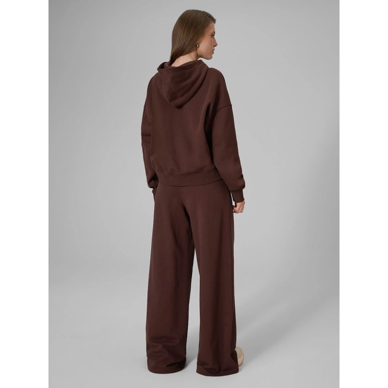 Women's wide-leg sweatpants 4F