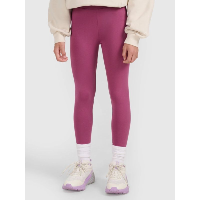4f Girls' knitted leggings 4FJRAW25TTIGF291-50S Egyéb