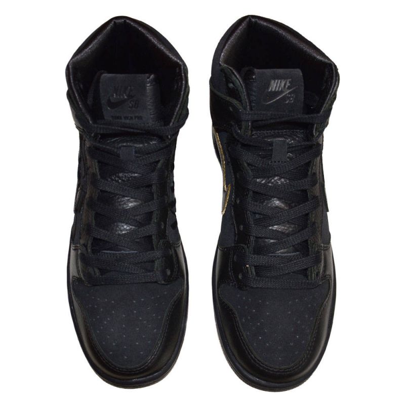 Nike SB Dunk High FAUST Men's Sports Black - DH7755-001 arany utcai cipő