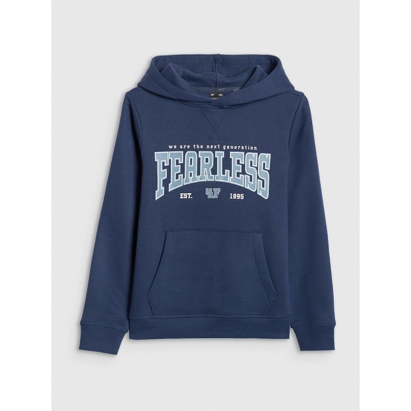 Boy's regular hooded sweatshirt 4F