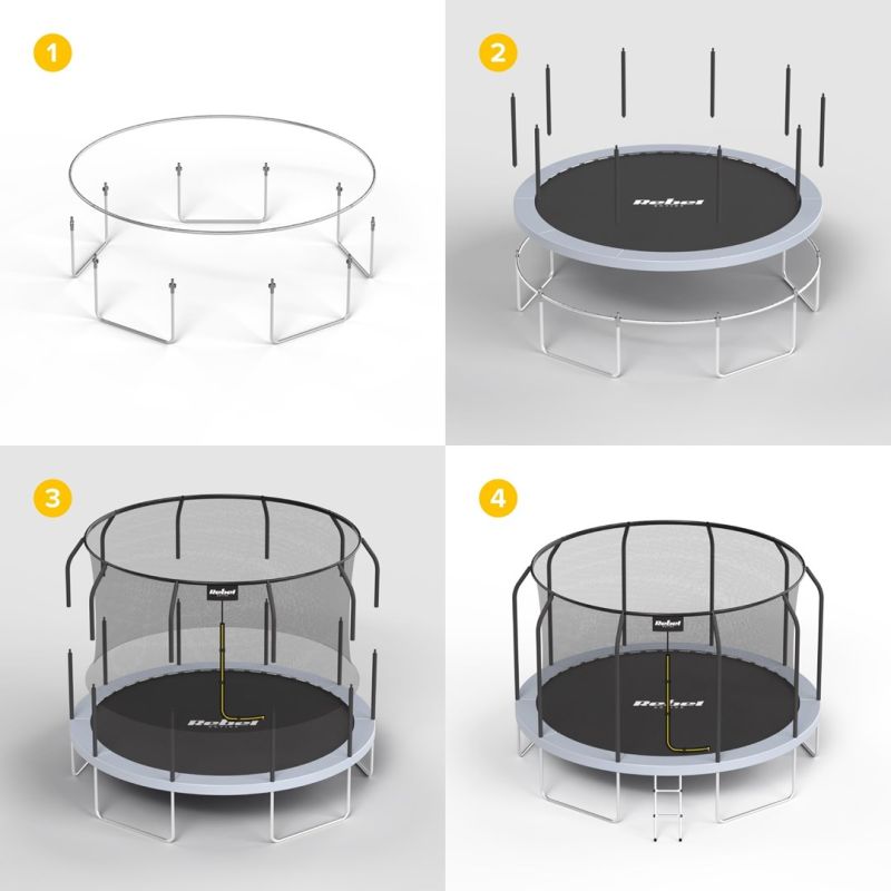 Rebel Active Trampoline Pro 10ft/305cm edzőfelszerelés RBA-8002