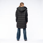 Iguana Quilted Winter Coat Manka W fekete kötött sapka 92800621825