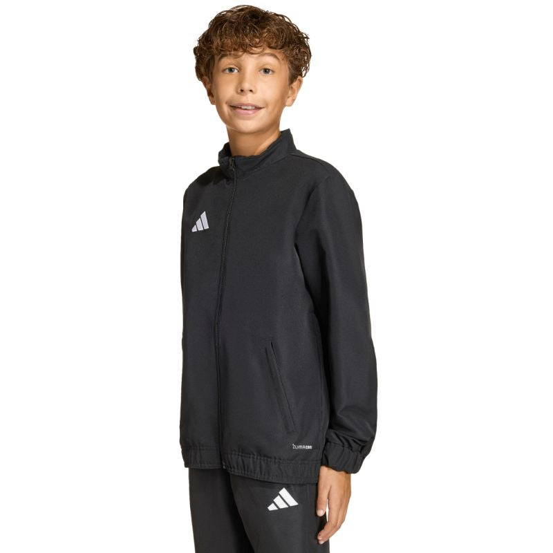 Adidas Entrada 26 Presentation Kids' Black Sweatshirt fekete gyerek pulóver JZ6614