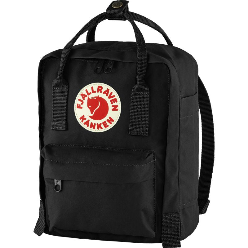 Fjällräven Kånken Mini Black Children's City School Backpack Travel Black (F23561-550) Hátizsák
