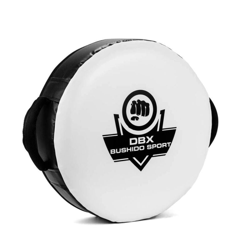 DBX Bushido Round and lightweight training shield | TO-White czarna training equipment, shields