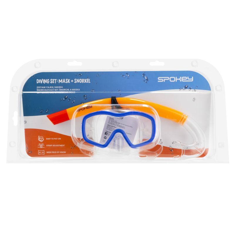 Spokey CELEBES SPK-928107 diving set: mask + snorkel Úszás kiegészítő
