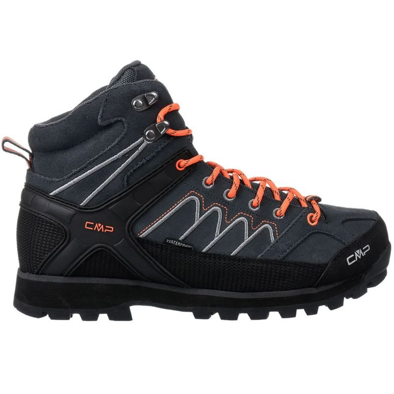 CMP Moon Mid WP trekking narancssárga cipő