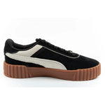 Puma women's sports sneakers Carina 3.0 leather fashionable fekete cipő