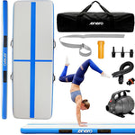 Enero Air Truck Gymnastic Mattress Mat Acrobatic Path Electric Pump kék for school, mattresses, pumps, training equipment