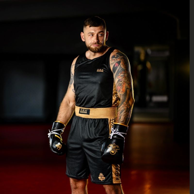 DBX Bushido TankTop GOLD boxing ezüst póló