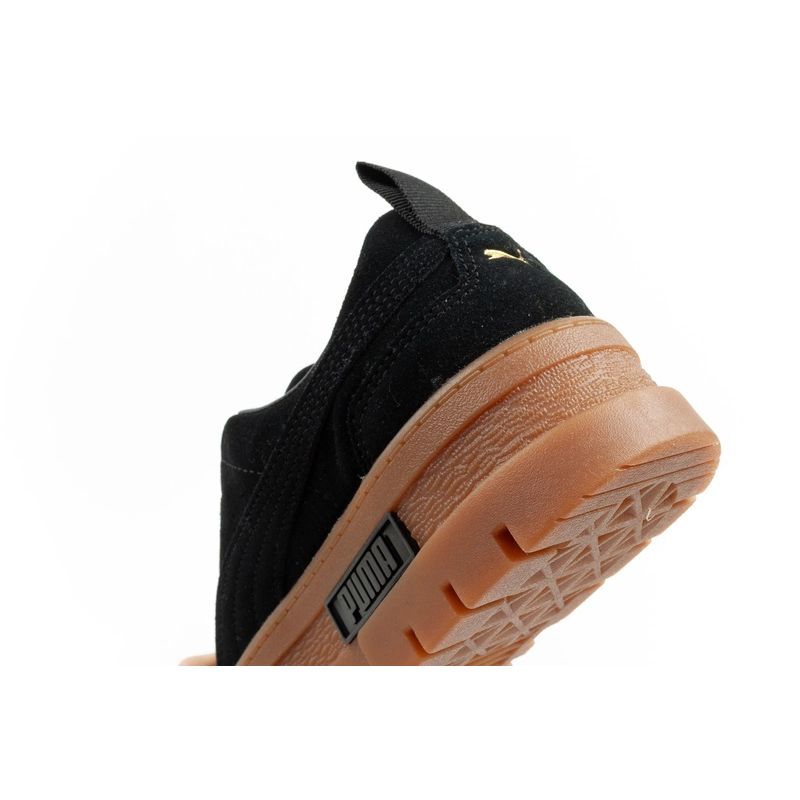 Puma Mayze women's sports shoes Sneakers platform black fashionable leather General