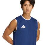 Adidas Men's Entrada 26 Sleeveless Jersey Navy Blue sötétkék póló