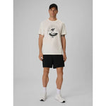 4F Men's regular printed T-shirt póló 4FRSS26TTSHM4298-11S